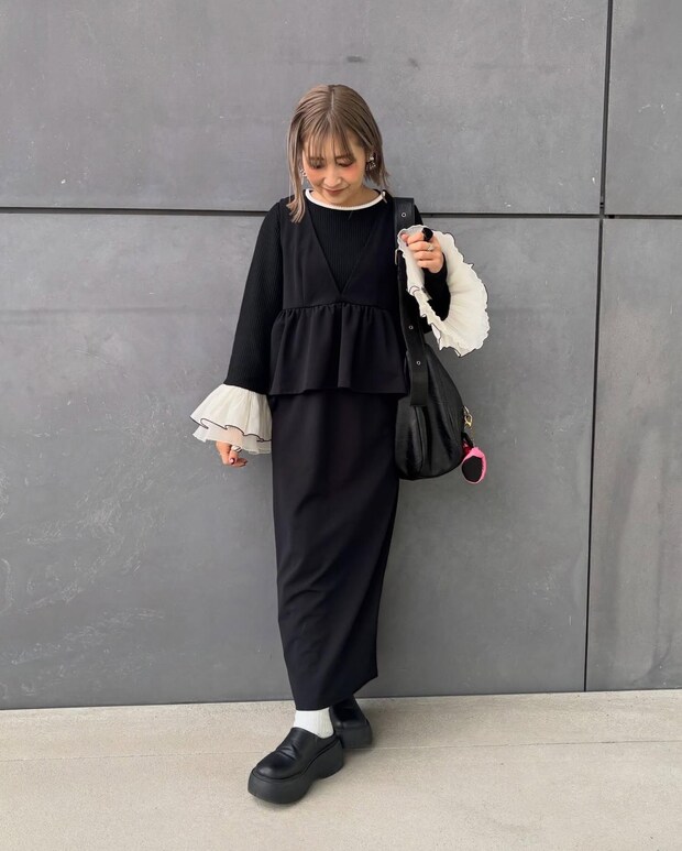 着回し力120点！【しまむら】袖フリルが可愛い♡「シャレ見えトップス」