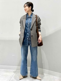 そのコーデ、もう時代遅れかも！【GU】40・50代の垢抜け♡「ジーンズ着こなし術」