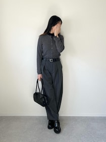 “上下グレー”がおしゃれ♡【ユニクロ・GU】大人がマネしたい！「こなれコーデ」