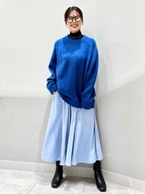 『上下ブルー』がおしゃれ！【GU】40・50代が試したい「上級者見えコーデ」