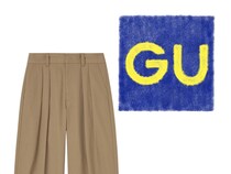 ついに新作キターーッ！【GU】40・50代に推したい「注目バレルレッグパンツ」