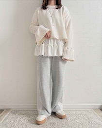 「スウェパン」どう穿くのが正解？【しまむら】おしゃれさんが着こなす「抜け感コーデ」