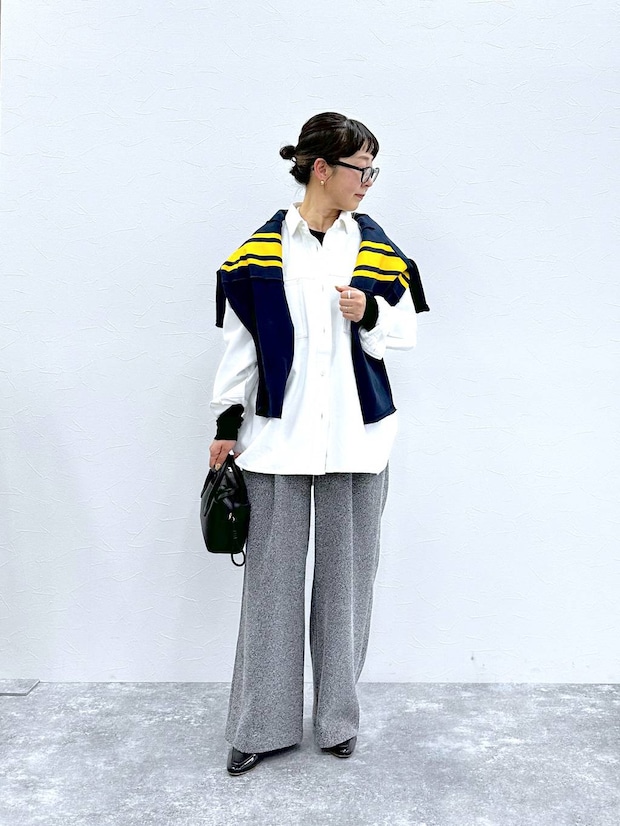 50代おしゃれ店員さんはこう穿く!【studio CLIP】今 → 春に試したい「楽ちんパンツコーデ」