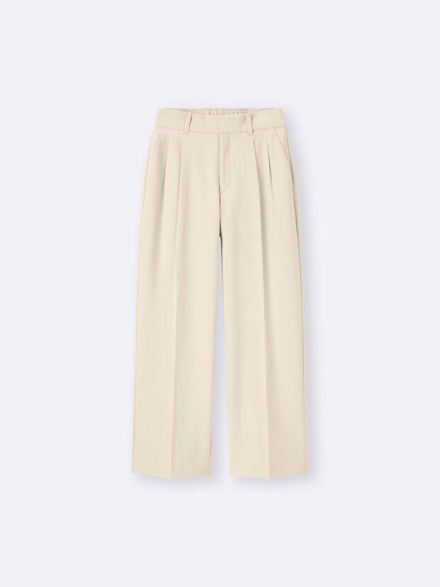 【GUの白系パンツ】がおしゃれ! 40・50代が真似したい♡「今 → 春着回しコーデ」