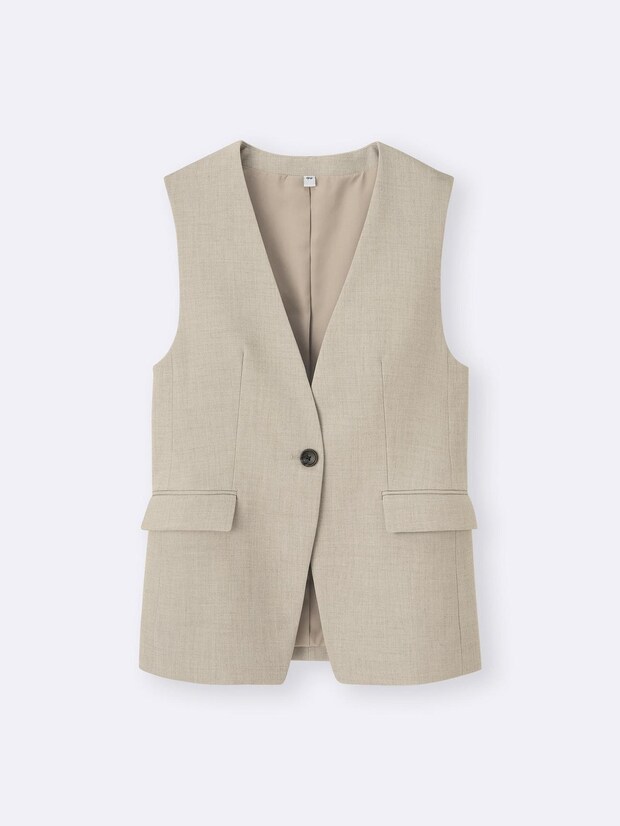 【GU新作】が大当たりかも! オンオフ活躍しそう♡「高見えベスト」