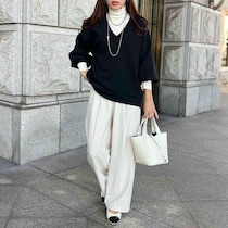 ワイドパンツ、こう穿けばいいのか！【GU】40代おしゃれママの「サマ見え着回しコーデ」