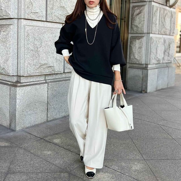 ワイドパンツ、こう穿けばいいのか！【GU】40代おしゃれママの「サマ見え着回しコーデ」