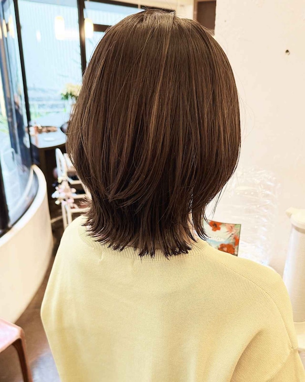 頑張ってる感ないのに、なんかイケてる!【40・50代】が真似しやすい♡「垢抜けボブ」