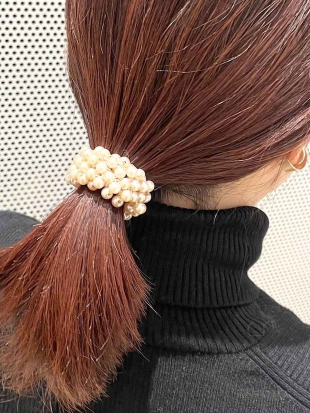 黒ゴムは卒業ーー！【LAKOLE】330円でシャレる♡「大人のこなれヘアゴム」