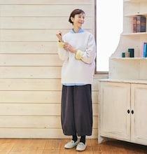 気になる下半身 →【大人のしまむら】で徹底カバー！ 40・50代の味方♡「コクーンパンツ」