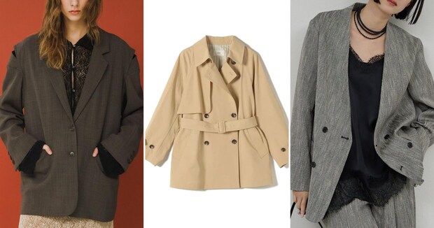 日常からハレの日まで。洗練された華やぎを添える【きれいめ春アウター】