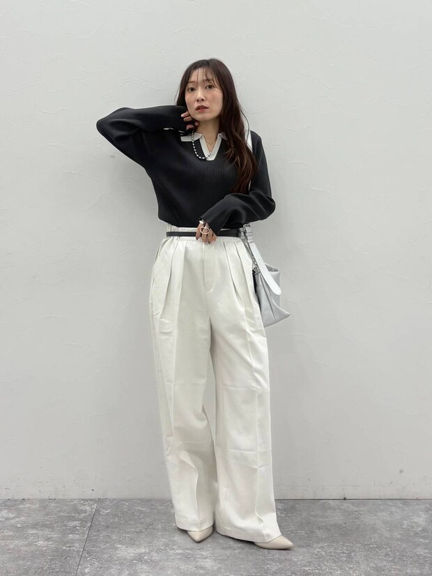 大人は「ワイドパンツ」こう穿く！【グローバルワーク】40・50代が真似したい「コーデ術」