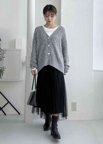 『グレーカーデ』今 → 春はこう着回す！【ROPÉ PICNIC】大人が真似したい「シャレ見えコーデ」