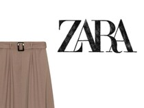 「コーデにメリハリが欲しい！」→【ZARA】「ベルト付きスカート」が40・50代におすすめ！