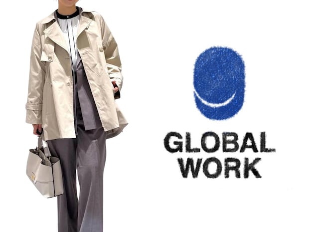 春先に着るなら“この色”かも!【グローバルワーク】40・50代に似合う♡「ベージュ色コート」