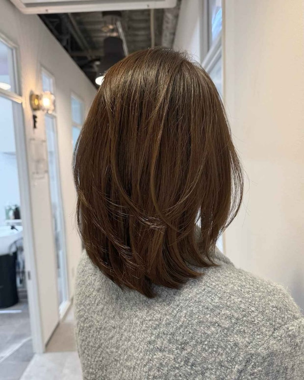 下ろしても、結んでもイケる!? 大人が真似したい♡【長めレイヤー】