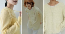 春を呼び込む。ニュアンスと素材感で魅せる、エアリーな【イエロートップス】
