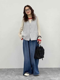 サッと重ねるだけでOK！【niko and ...】40・50代の即戦力♡「サマ見えベスト」