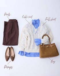 「今 → 春まで着る服」買うなら？→【ROPÉ PICNIC】「ブルーシャツ」が正解かも！