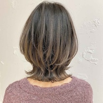 昭和ヘア → 今っぽヘアへ！！【40・50代】に似合う「控えめウルフボブ」