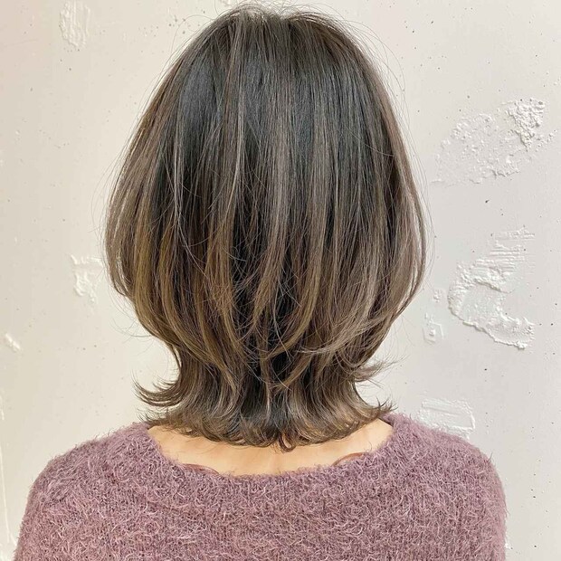 昭和ヘア → 今っぽヘアへ！！【40・50代】に似合う「控えめウルフボブ」