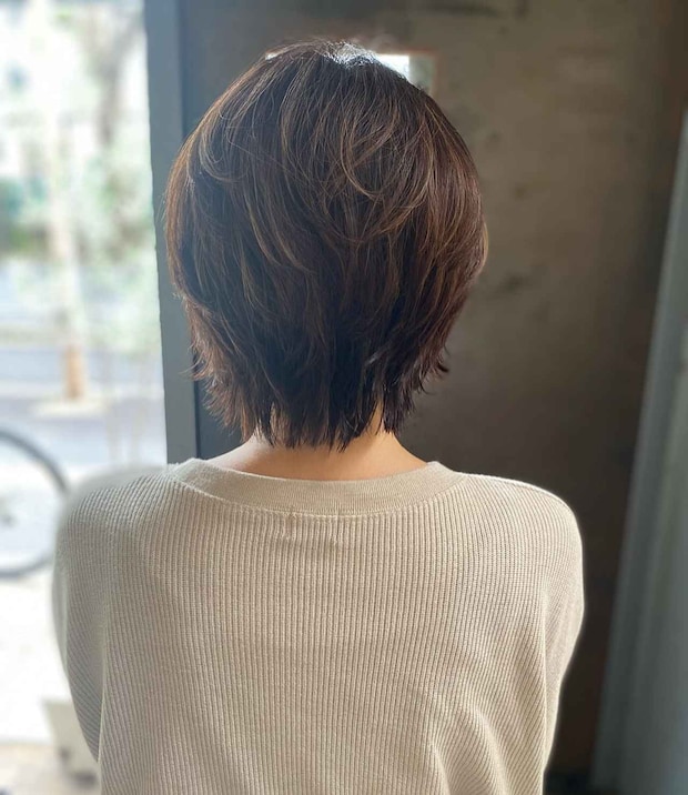 短くても、女っぽい♡【50代】が真似したい「大人のこなれショートボブ」