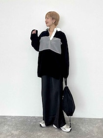【LEPSIMの黒スカート】が大人可愛い！ 40・50代が真似したい♡「サマ見えコーデ」