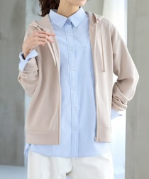 「パーカー部屋着見え」問題 → 解決！【ハニーズ】40・50代に似合う♡「きれいめパーカー」