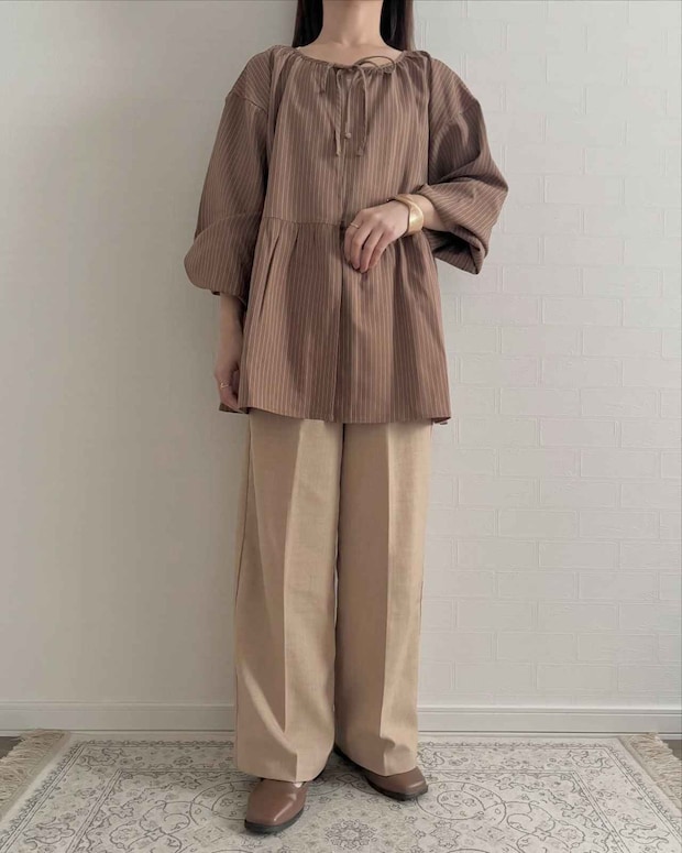 40・50代「着痩せ & 体型カバー」が狙える！【しまむら】シルエット大優勝♡「優秀ブラウス」