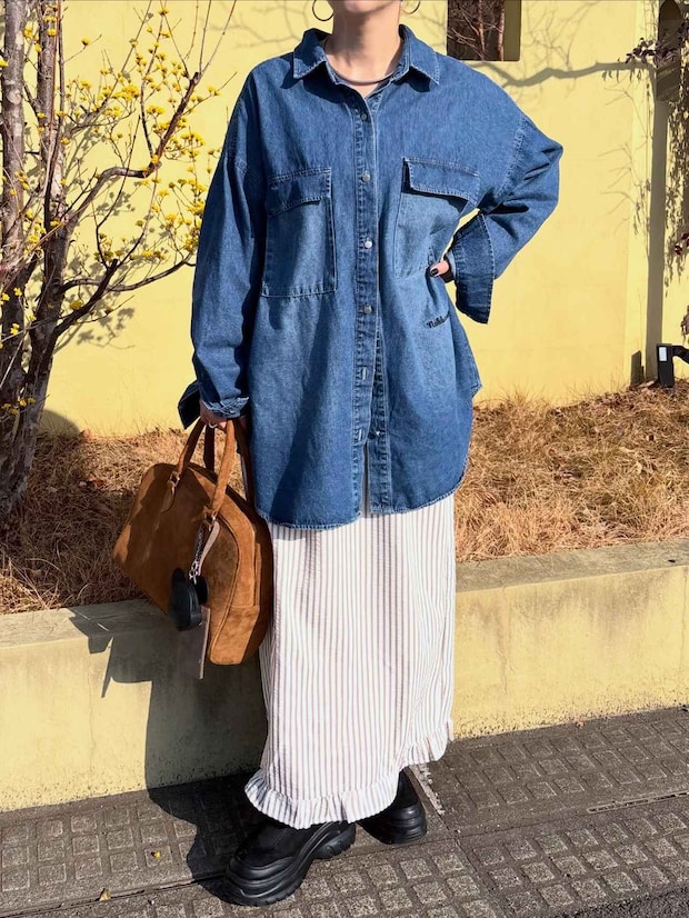 サッと穿くだけ！【しまむら】40・50代のおしゃ見え♡「主役級スカート」