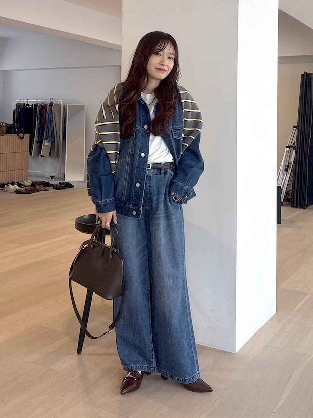 『上下デニム』がおしゃれ！【40・50代】春に真似したい♡「シャレ見えコーデ」