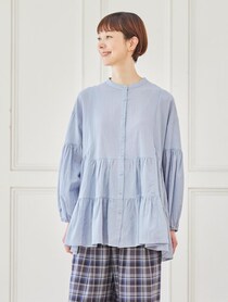 大人の爽やか見えに“ブルー”！【しまむら】春コーデがこなれる♡「おすすめトップス」