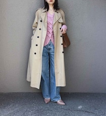 定番の「トレンチコート」を今っぽく！【40・50代】が真似したい「おしゃれ着こなし術」