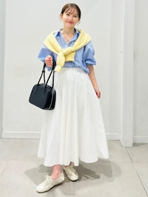 「ブルー × イエロー」で春っぽさUP！【GU】40・50代の爽やか見え♡「最旬コーデ」