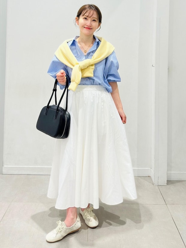 「ブルー × イエロー」で春っぽさUP!【GU】40・50代の爽やか見え♡「最旬コーデ」
