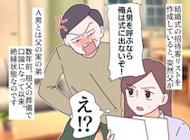 父は「叔父を呼ぶなら式に出ない」母は「お父さんの機嫌を損ねないで」誰のための式なの？ 花嫁がピシャリ