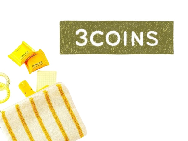 「バッグごちゃごちゃ」な人へ！【3COINS】デザイン可愛い♡「柄ポーチ」