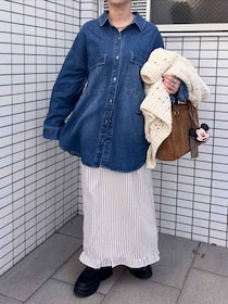 「なんか野暮ったい」→ 解決！【しまむら】40・50代に似合う♡「柄スカート」