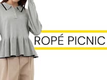 「ぽっこりお腹」をおしゃれにカバー！【ROPÉ PICNIC】大人の味方♡「きれいめトップス」