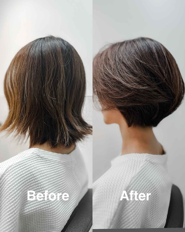 【40・50代の垢抜け】カットでこんな変わるの！？ お手本にさせてぇえええ！！
