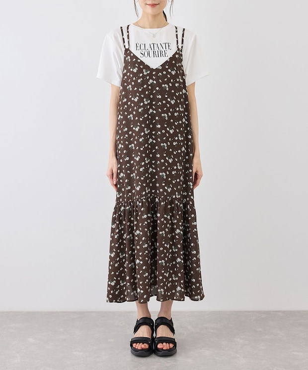 ラクにおしゃれしたい人に！【ROPÉ PICNIC】1枚で着映える♡「こなれキャミワンピ」