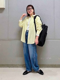 「イエロー × デニム」が大人可愛い♡【グローバルワーク】まるっと真似したい！「最旬コーデ」