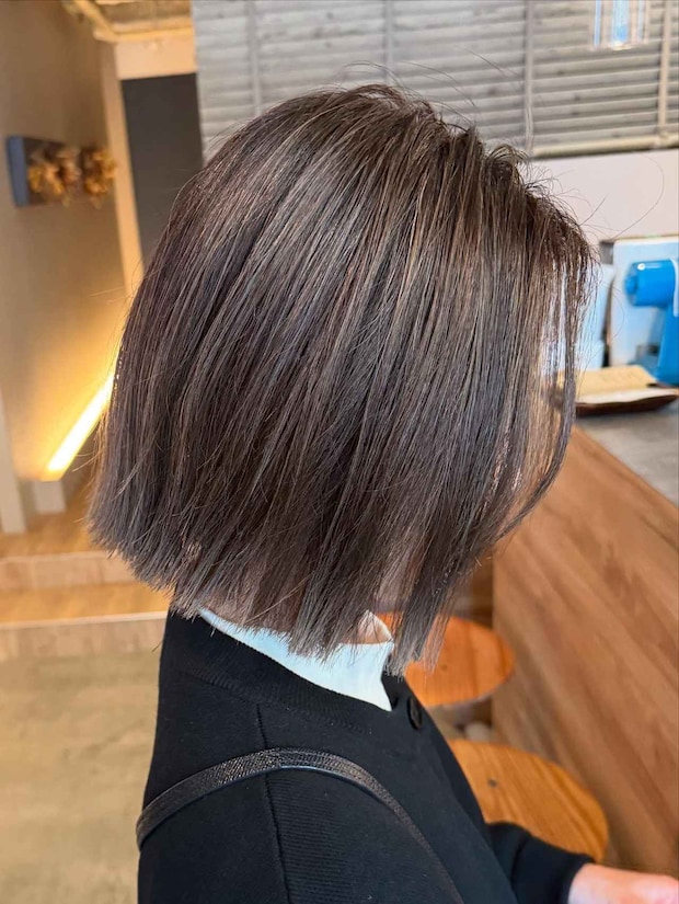 『普通の白髪染め』は終了ーー！【40・50代】シャレ見え & 若見え♡「白髪ぼかしボブ」