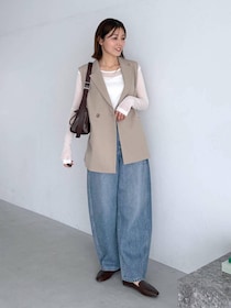 ＜そのデニムの穿き方古いかも！＞【グローバルワーク】大人が即こなれる「ジーンズコーデ」