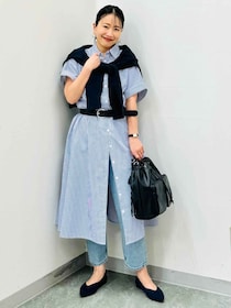 “羽織り”としても超優秀！【GU】40・50代がヘビロテしたい「春っぽワンピ」