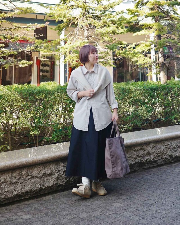 着回し力ある服 →【無印良品】にあり! 40・50代が狙いたい♡「おすすめスカート」