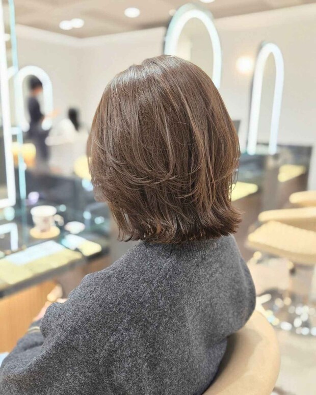 忙しい【40・50代】へ！ 簡単セットでキマる「レイヤーボブ」が大当たりかも、、♡