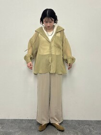 今から初夏まで大活躍しそう！【LEPSIM】大人のおしゃ見え♡「最旬メッシュシャツ」