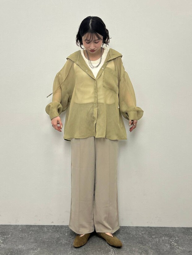 今から初夏まで大活躍しそう！【LEPSIM】大人のおしゃ見え♡「最旬メッシュシャツ」
