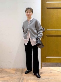 やっぱり『グレー』が可愛い♡【グローバルワーク】40・50代が頼れる！「優秀カーデ」